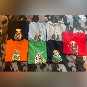 HOST PICK BUNDLE‼️7 Ralph Lauren Polo bear Tshirts for boys‼️